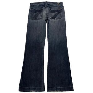7 For Mankind Dojo 29X30.5 Flare Stretch Jeans
